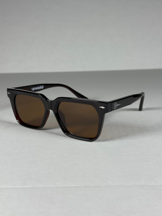 Thin sunglasses (brown)